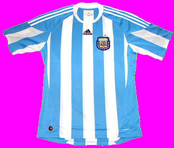argentina jersey 2010