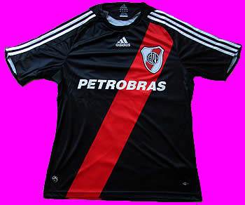River Plate 2008 Black Away Jersey 